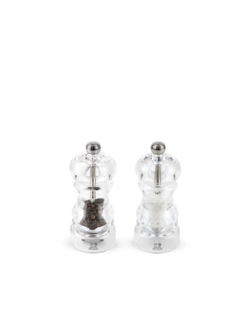 Set de 2 moulins à poivre et sel sec PEUGEOT SAVEURS Nancy acrylique - 2 tailles