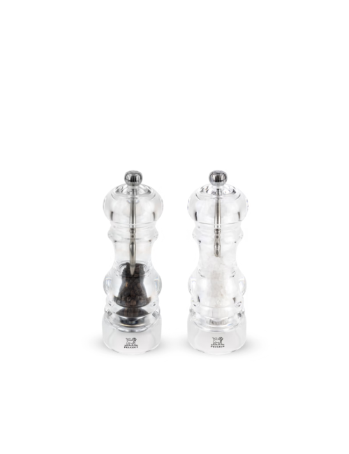 Set de 2 moulins à poivre et sel sec PEUGEOT SAVEURS Nancy acrylique - 2 tailles