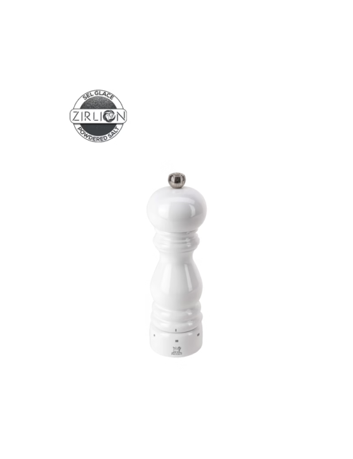 Moulin à sel sec PEUGEOT SAVEURS Paris u'Select Zirlion Blanc laqué - 3 tailles
