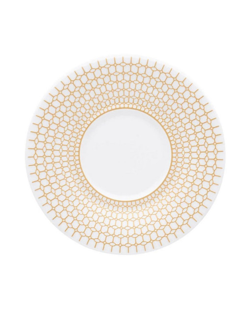 Soucoupe DEGRENNE Couronne dorée en porcelaine - 3 tailles