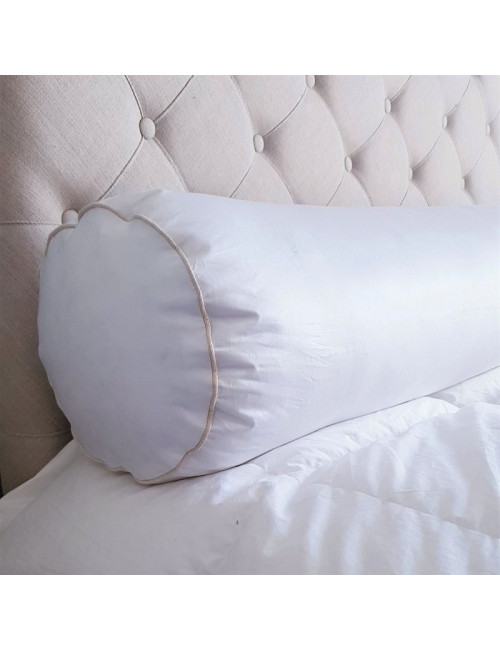 Traversin MANUFACTURE CASTEX bio moelleux 90% duvet canard - 2 tailles
