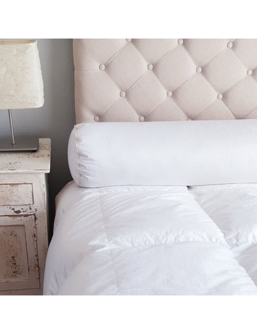 Traversin MANUFACTURE CASTEX bio moelleux 90% duvet canard - 3 tailles
