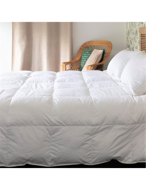 Couette MANUFACTURE CASTEX King Size mi-saison oie tempérée 220g/m² - 2 tailles