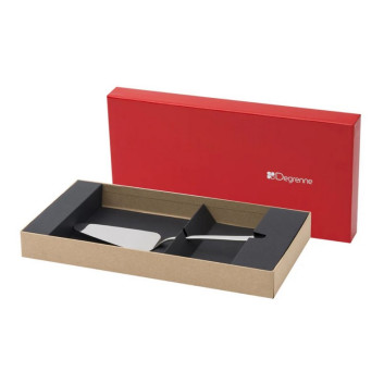 Coffret pelle à tarte DEGRENNE Guest Miroir