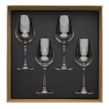 Coffret de 4 verres à vin rouge DEGRENNE Domaine 37cl