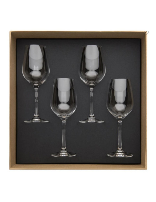 Coffret de 4 verres à vin rouge DEGRENNE Domaine 37cl