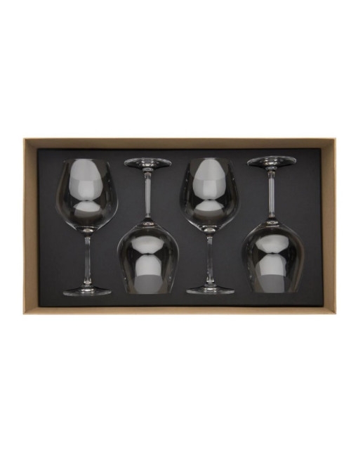 Coffret de 4 verres à vin bourgogne DEGRENNE Domaine 75cl