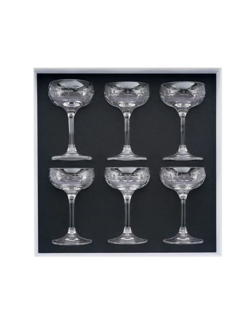 Coffret de 6 verres à liqueur DEGRENNE Newport Twist 7.5cl