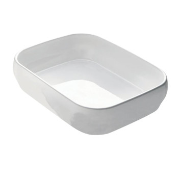Plat à four DEGRENNE Bahia Pierre de Lune 31.8x25cm porcelaine