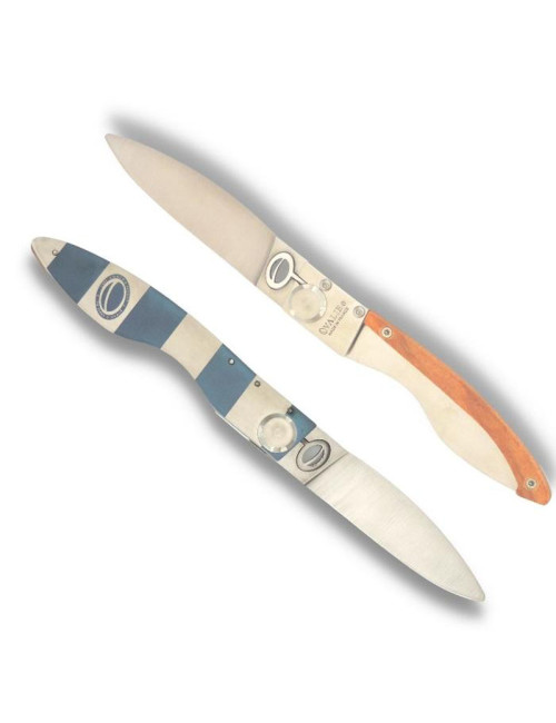 Couteau OVALIE Lock n°2 en bois d'olivier