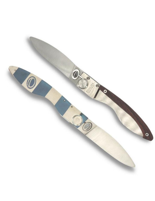 Couteau OVALIE Lock n°2 en bois de violette