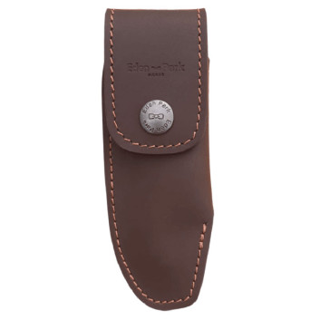 Etui en cuir OVALIE avec rabat pour couteau artisanal Legendary Eden Park