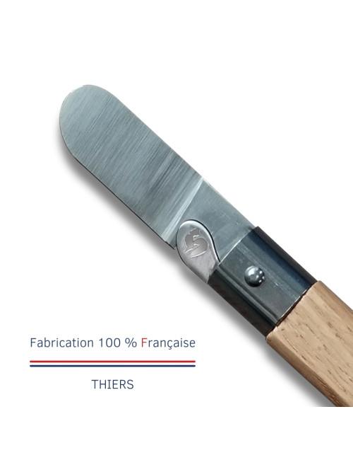 Couteau d'office LE COQ FRANCAIS Le P'tit Coq Standard manche en bois de chêne