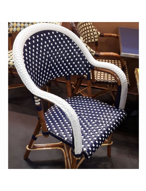 Chaise de Bistrot Kléber en rotin Maison Gatti - plusieurs finitions