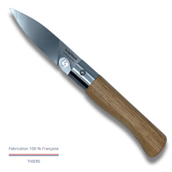 Couteau de poche LE COQ FRANCAIS Le Coq Virole Standard manche en bois de chêne
