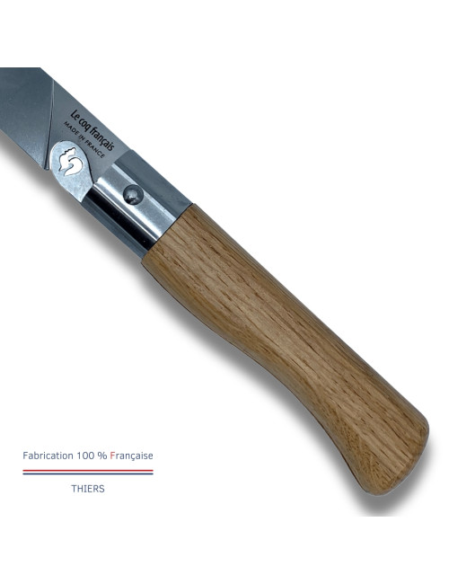Couteau de poche LE COQ FRANCAIS Le Coq Virole Standard manche en bois de chêne