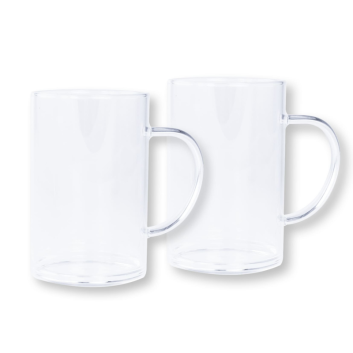 Set de 2 tasses CRISTEL en verre