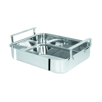 Plat à four CRISTEL en inox 30cm