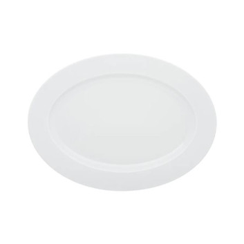 Second choix DEGRENNE Plat ovale Eclipse Blanc 36,5x26,5cm  porcelaine