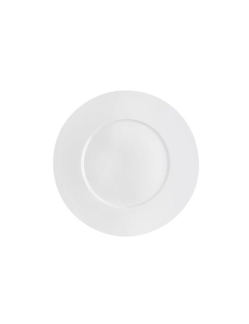 Second choix DEGRENNE lot de 6 assiettes à dessert Eclipse Blanc 21,5cm porcelaine