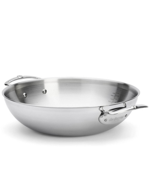Wok bombé DE BUYER Affinity en inox 32cm