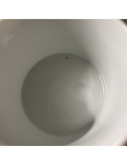 Second choix DEGRENNE lot de 6 tasses à thé L Blanc 25cl porcelaine