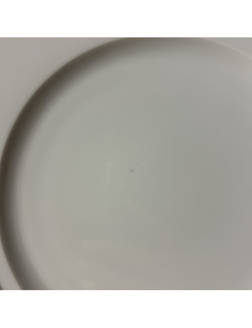 Second choix DEGRENNE lot de 6 assiettes plates Eclipse Blanc 26,5cm porcelaine