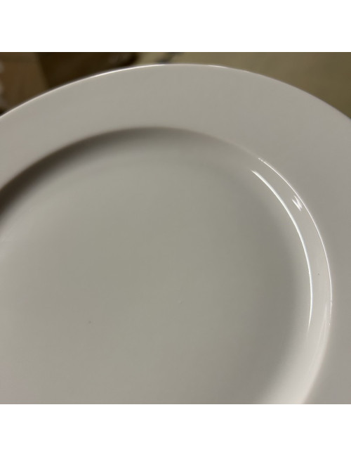 Second choix DEGRENNE lot de 6 assiettes à dessert Eclipse Blanc 21,5cm porcelaine