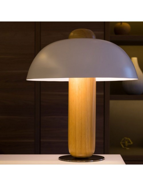 Lampe à poser Kos Lighting Clochette en bois