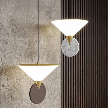 Suspension CVL Compass bois - 4 finitions