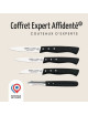 Coffret 4 pièces couteaux de cuisine NOGENT Expert affidenté polypro