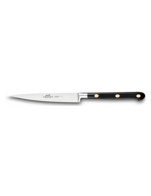 Couteau d'office SABATIER mitre aluminium rivets laiton 10cm