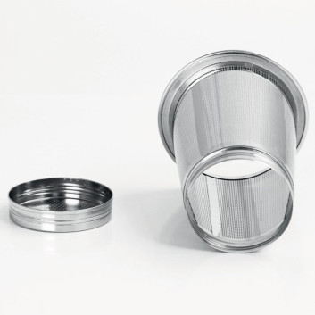Filtre à thé CRISTEL tout inox pour théière Rooibos - 2 tailles