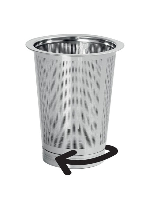 Filtre à thé CRISTEL tout inox pour théière Darjeeling - 2 tailles