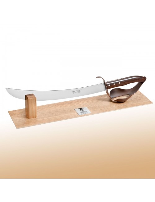 Sabre à Champagne Dozorme bronze vallernia socle hêtre