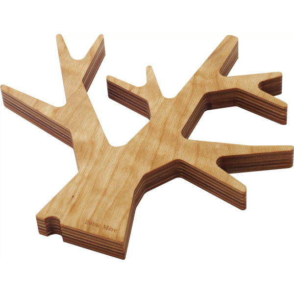 Petit dessous de plat en forme d’arbre
