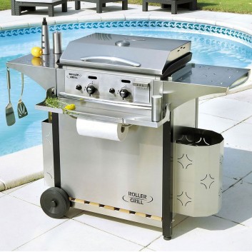 Ensemble Plancha 600 Gaz Roller Grill PL600G