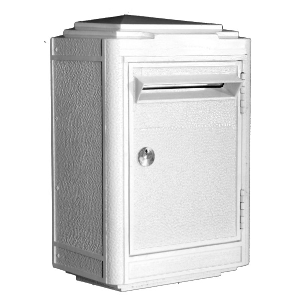Boîte aux lettres blanche 1945 La Boîte Jaune