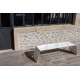 Banc de jardin métal 160cm