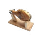 Gros support à jambon en hêtre 50cm x 20cm x 22.5cm