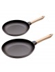 Set batterie 2 poêles en fonte Staub 20 & 28cm