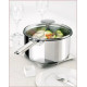 Set de 3 casseroles inox 16/18/20 cm Casteline - une poignée incluse