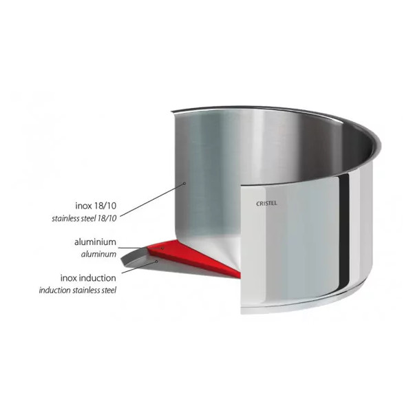 Cuit vapeur ovale 2 étages 30cm Made in France