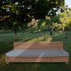 Banquette extérieur bois massif