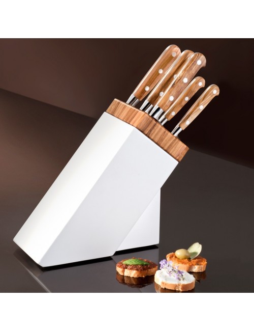 Bloc Arles et 5 couteaux de cuisine Sabatier