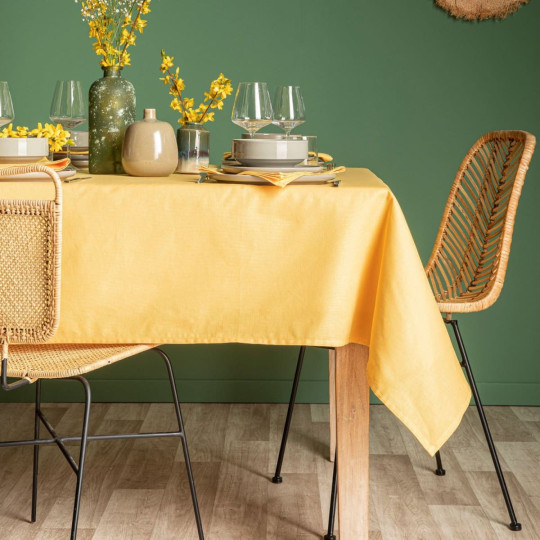 Nappe unie en coton 25 coloris disponibles