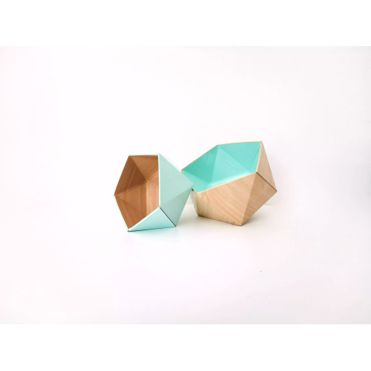 Boîtes origami érable et couleurs - Leewalia