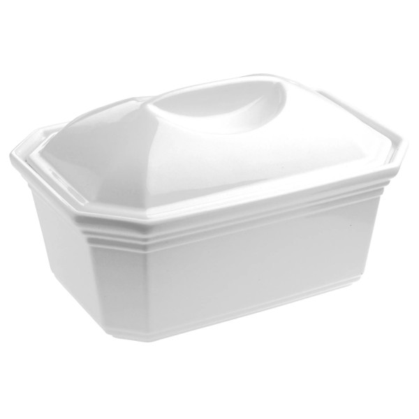 Plat à terrine rectangulaire en porcelaine blanche French Classics - Revol