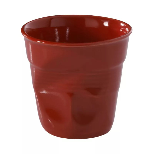 Tasse à café 18cl en porcelaine froissé - Revol