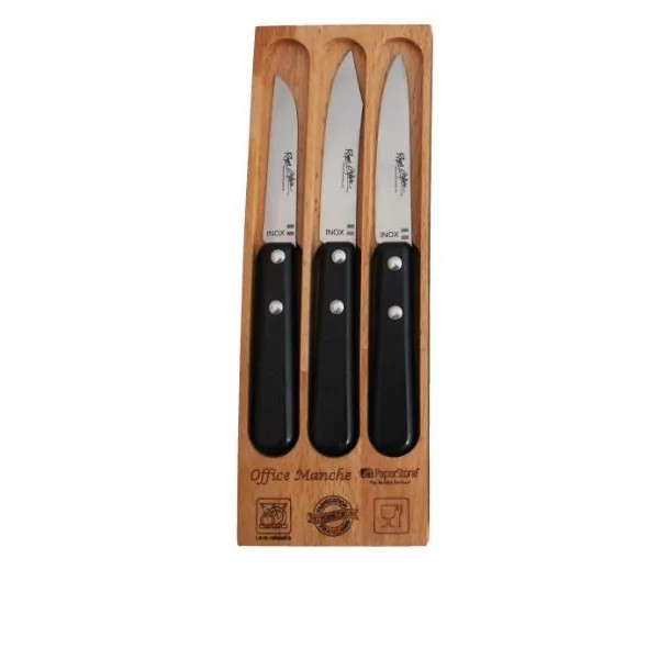 Coffret de couteaux d'office avec manche en paperstone - Roger Orfèvre